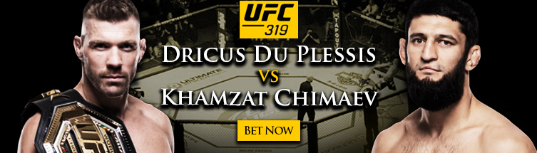 Bet on UFC 319 Du Plessis vs. Chimaev Online